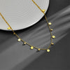 Wholesale Jewelry Sweet Style Fourleaf Body Chain Titanium Steel Vacuum Electroplated For Women
