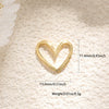 Wholesale Jewelry Sweet Style Heartshaped Copper Dripping Oil Gold Plated Pendant Necklace Handmade Accessories