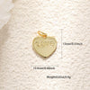 Wholesale Jewelry Sweet Style Heartshaped Copper Dripping Oil Gold Plated Pendant Necklace Handmade Accessories