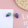Wholesale Jewelry Sweet Style Plastic Resin Fruit Strawberry Apple Pineapple Grape Lemon Pendant Dripping Glue Handmade