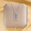 Wholesale Jewelry Titanium Steel Abacus Pendant Necklace With Mixed Gem Inlay And Geometric Design For Women