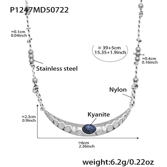 Wholesale Jewelry 316L Stainless Steel Animal Zodiac Geometric Style Electroplated Pendant Necklace