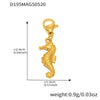 Wholesale Jewelry 316L Stainless Steel Animal Zodiac Geometric Style Electroplated Pendant Necklace