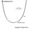 Wholesale Jewelry 316L Stainless Steel Animal Zodiac Geometric Style Electroplated Pendant Necklace