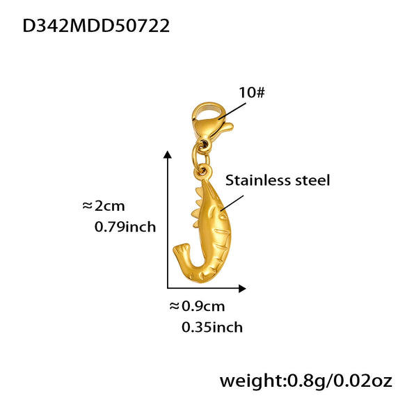 Wholesale Jewelry 316L Stainless Steel Animal Zodiac Geometric Style Electroplated Pendant Necklace