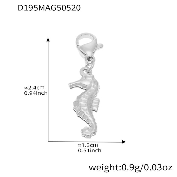 Wholesale Jewelry 316L Stainless Steel Animal Zodiac Geometric Style Electroplated Pendant Necklace