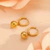 Wholesale Jewelry Titanium Steel Ball Pendant With Plants Flowers Pattern For Women