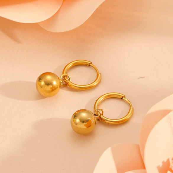 Wholesale Jewelry Titanium Steel Ball Pendant With Plants Flowers Pattern For Women