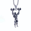 Wholesale Jewelry Titanium Steel Cartoon Characters Polished Pendant Necklace With Pearl Chain For Unisex