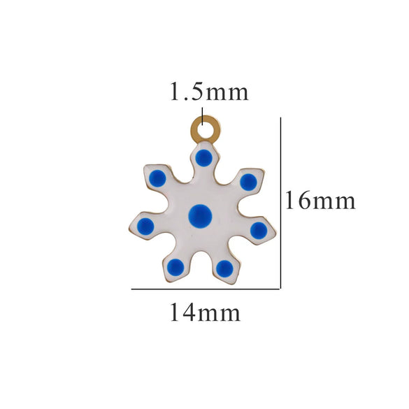 Wholesale Jewelry Titanium Steel Christmas Cartoon Pendant With Snowflake And Fivepointed Star Electroplated Diy Handmade Styling With Letters Numbers Text
