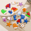 Wholesale Jewelry Titanium Steel Christmas Cartoon Pendant With Snowflake And Fivepointed Star Electroplated Diy Handmade Styling With Letters Numbers Text