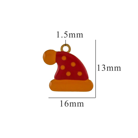 Wholesale Jewelry Titanium Steel Christmas Cartoon Pendant With Snowflake And Fivepointed Star Electroplated Diy Handmade Styling With Letters Numbers Text