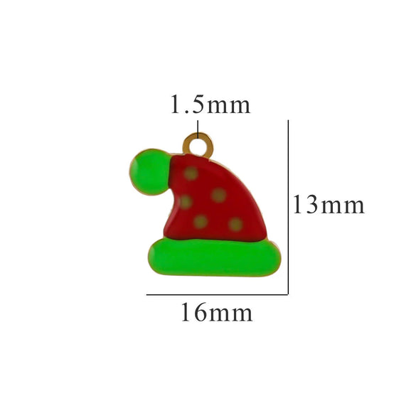 Wholesale Jewelry Titanium Steel Christmas Cartoon Pendant With Snowflake And Fivepointed Star Electroplated Diy Handmade Styling With Letters Numbers Text