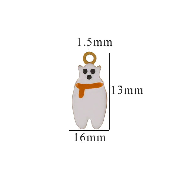 Wholesale Jewelry Titanium Steel Christmas Cartoon Pendant With Snowflake And Fivepointed Star Electroplated Diy Handmade Styling With Letters Numbers Text