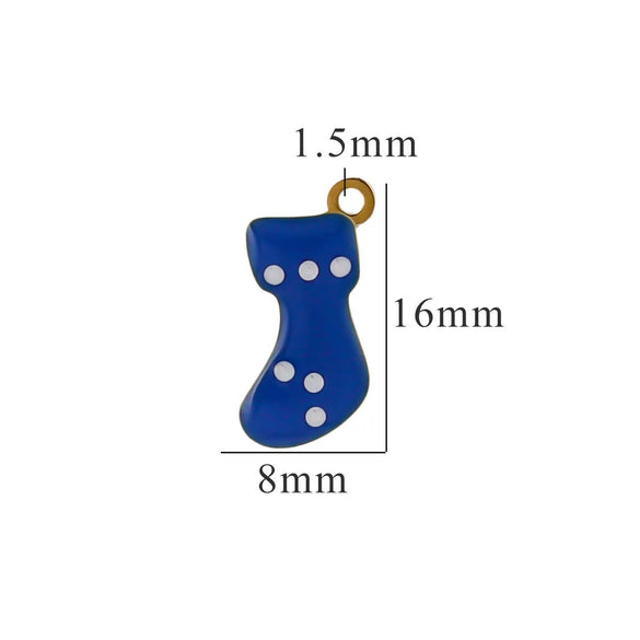Wholesale Jewelry Titanium Steel Christmas Cartoon Pendant With Snowflake And Fivepointed Star Electroplated Diy Handmade Styling With Letters Numbers Text