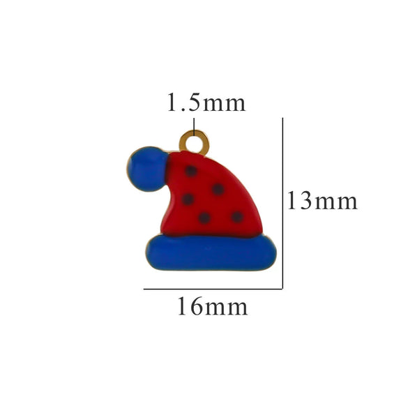 Wholesale Jewelry Titanium Steel Christmas Cartoon Pendant With Snowflake And Fivepointed Star Electroplated Diy Handmade Styling With Letters Numbers Text