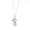 Wholesale Jewelry Titanium Steel Clavicle Chain With Snake Pattern Pendant Necklace For Women Light Luxury Style Electroplated