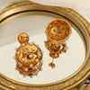 Wholesale Jewelry 316L Stainless Steel Electroplated Gold U Shape Fashion Ol Style Earrings For Women