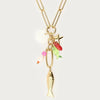 Wholesale Jewelry Titanium Steel Fashion Animal Zodiac Multipendant Necklace With Electroplating