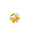 Wholesale Jewelry Titanium Steel Flower Electroplated O Shaped Chain Pendant Necklace For Women