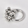 Wholesale Jewelry Titanium Steel Geometric Ball Grape Bunch Style Electroplated Ring Bracelet For Female