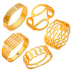 Wholesale Jewelry 316L Stainless Steel Geometric Bracelet Gold Plated