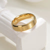 Wholesale Jewelry Titanium Steel Geometric Distressed Unisex Ring