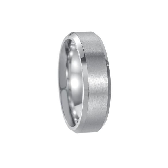 Wholesale Jewelry Titanium Steel Geometric Distressed Unisex Ring