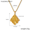 Wholesale Jewelry 316L Stainless Steel Geometric Square Pendant Twist Chain British Retro Design
