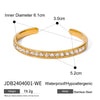 Wholesale Jewelry Titanium Steel Geometric Style String Of Pearls Bracelet With Electroplating