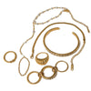 Wholesale Jewelry Titanium Steel Geometric Style String Of Pearls Bracelet With Electroplating