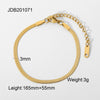 Wholesale Jewelry Titanium Steel Geometric Style String Of Pearls Bracelet With Electroplating