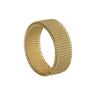 Wholesale Jewelry Titanium Steel Geometric Woven Mesh Deformation Ring Electroplated