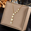 Wholesale Jewelry Titanium Steel Gold Plated Clavicle Chain Necklace Punk Hip Hop Fashion Design