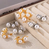 Wholesale Jewelry 316L Stainless Steel Gold Plated Geometric Cshaped Earrings For Women
