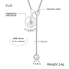 Wholesale Jewelry 316L Stainless Steel Gold Plated Geometric Round Bead Tassel Pendant Necklace For Women