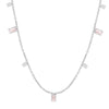 Wholesale Jewelry 316L Stainless Steel Gold Plated Geometric Square Pendant Necklace For Women