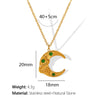 Wholesale Jewelry 316L Stainless Steel Goldplated Clavicle Necklace Simple Design Light Luxury For Women