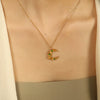 Wholesale Jewelry 316L Stainless Steel Goldplated Clavicle Necklace Simple Design Light Luxury For Women