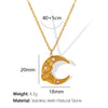 Wholesale Jewelry 316L Stainless Steel Goldplated Clavicle Necklace Simple Design Light Luxury For Women
