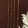 Wholesale Jewelry 316L Stainless Steel Goldplated Geometric Diamondembedded Clavicle Chain For Women Niche Style
