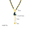 Wholesale Jewelry Titanium Steel Heart Shape Electroplated Love Ball Tassel Pendant Necklace For Women Cold Style