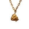 Wholesale Jewelry Titanium Steel Heart Shape Oil Drop Printing Electroplated Pendant Necklace