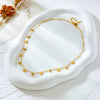 Wholesale Jewelry Titanium Steel Hollow Eye Pendant Necklace With Diamond Embedded And Electroplating Design For Women