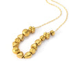 Wholesale Jewelry Titanium Steel Loose Beads Spacer Beads Love Embossed Perforated Fashion Style Drum Beads With Gold Plating