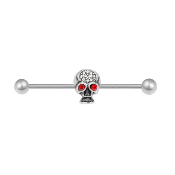 Wholesale Jewelry Titanium Steel Love Double Ear Hole Piercing With Heart Bow Star Shapes Electroplated