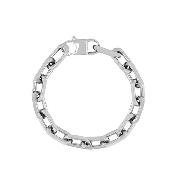 Wholesale Jewelry 316L Stainless Steel Regular Chain Hiphop Geometric Electroplating Unisex Necklace Bracelet