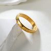 Wholesale Jewelry Titanium Steel Rhombus Cutout Decompression Rotating Finger Ring Electroplated For Men And Women