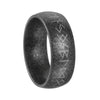 Wholesale Jewelry Titanium Steel Ring Distressed Style With Viking Loon Rune Letters Numbers Text Unisex