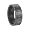 Wholesale Jewelry Titanium Steel Ring Distressed Style With Viking Loon Rune Letters Numbers Text Unisex